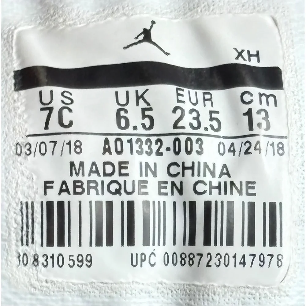 Jordan preowned fadeaway